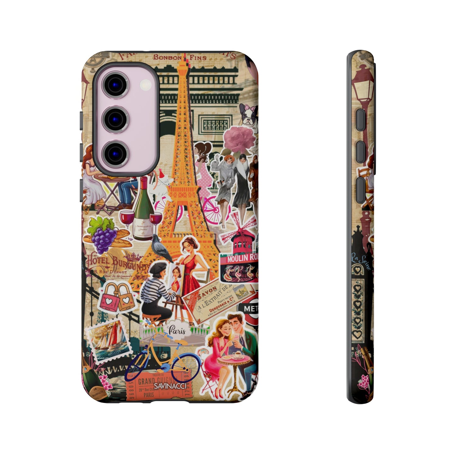 Paris Nostalgia Tough Phone Case