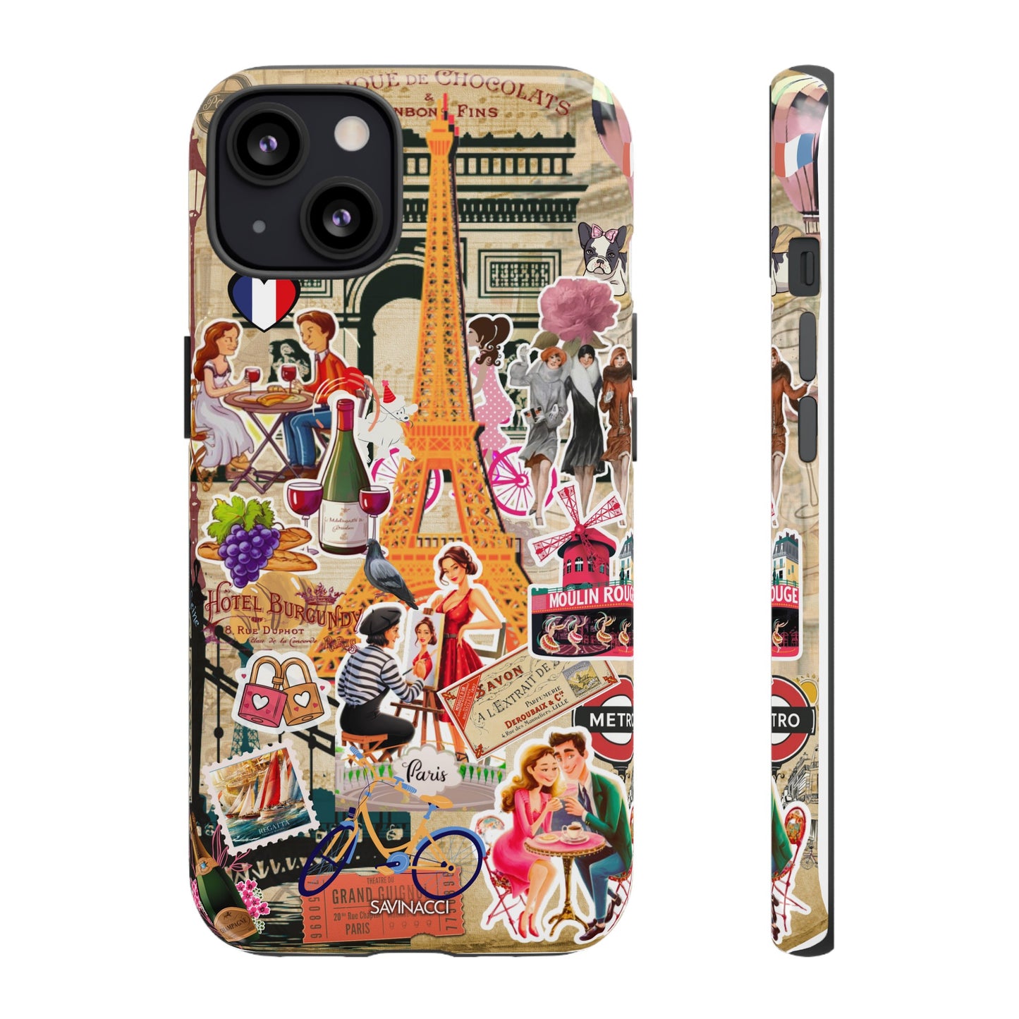 Paris Nostalgia Tough Phone Case