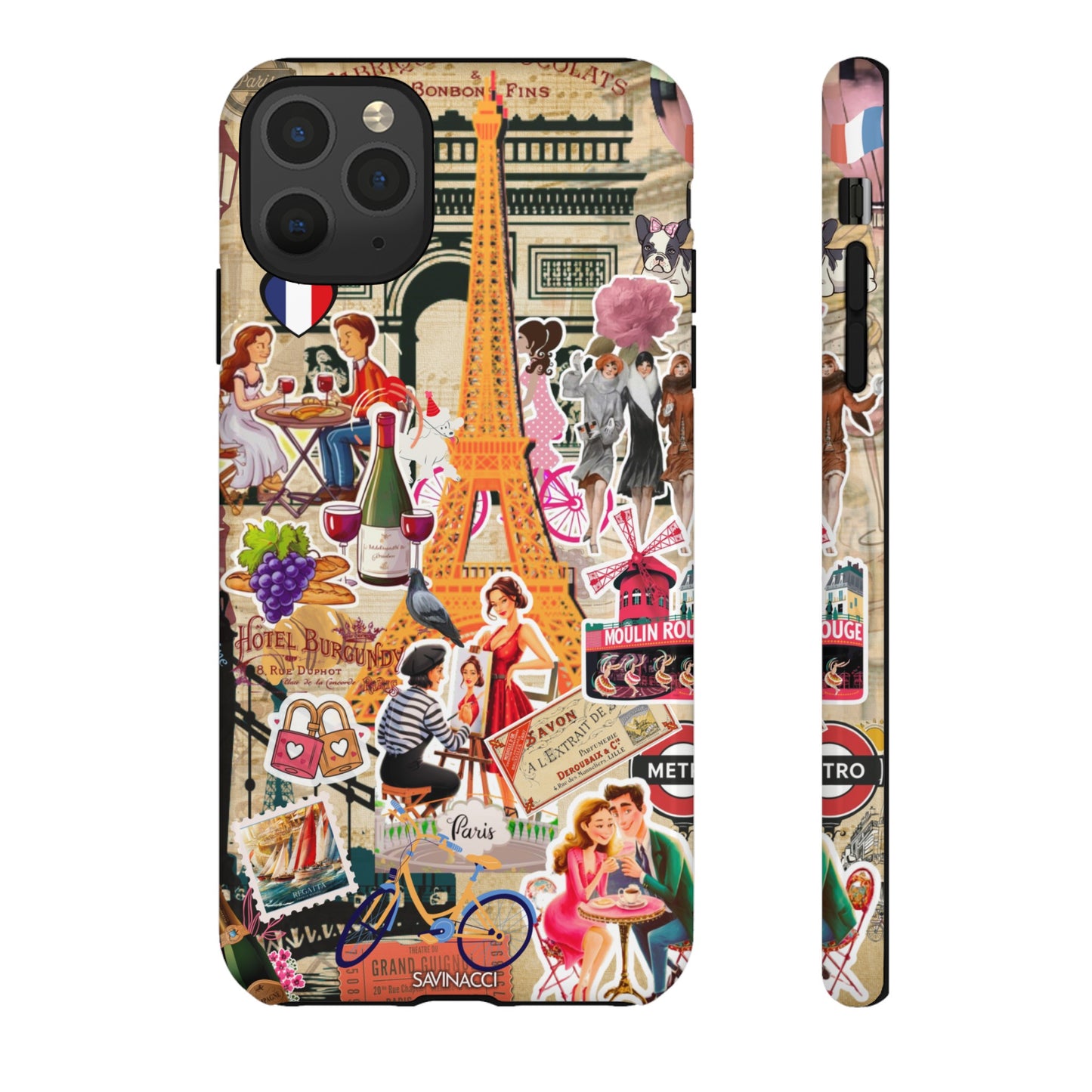 Paris Nostalgia Tough Phone Case