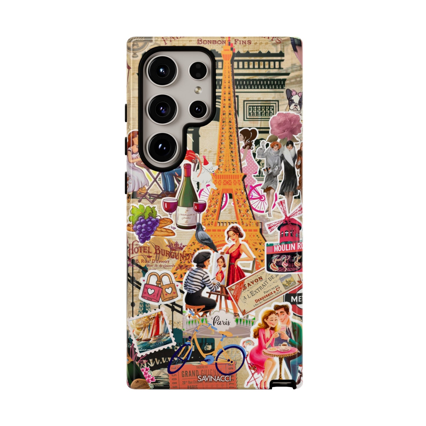 Paris Nostalgia Tough Phone Case