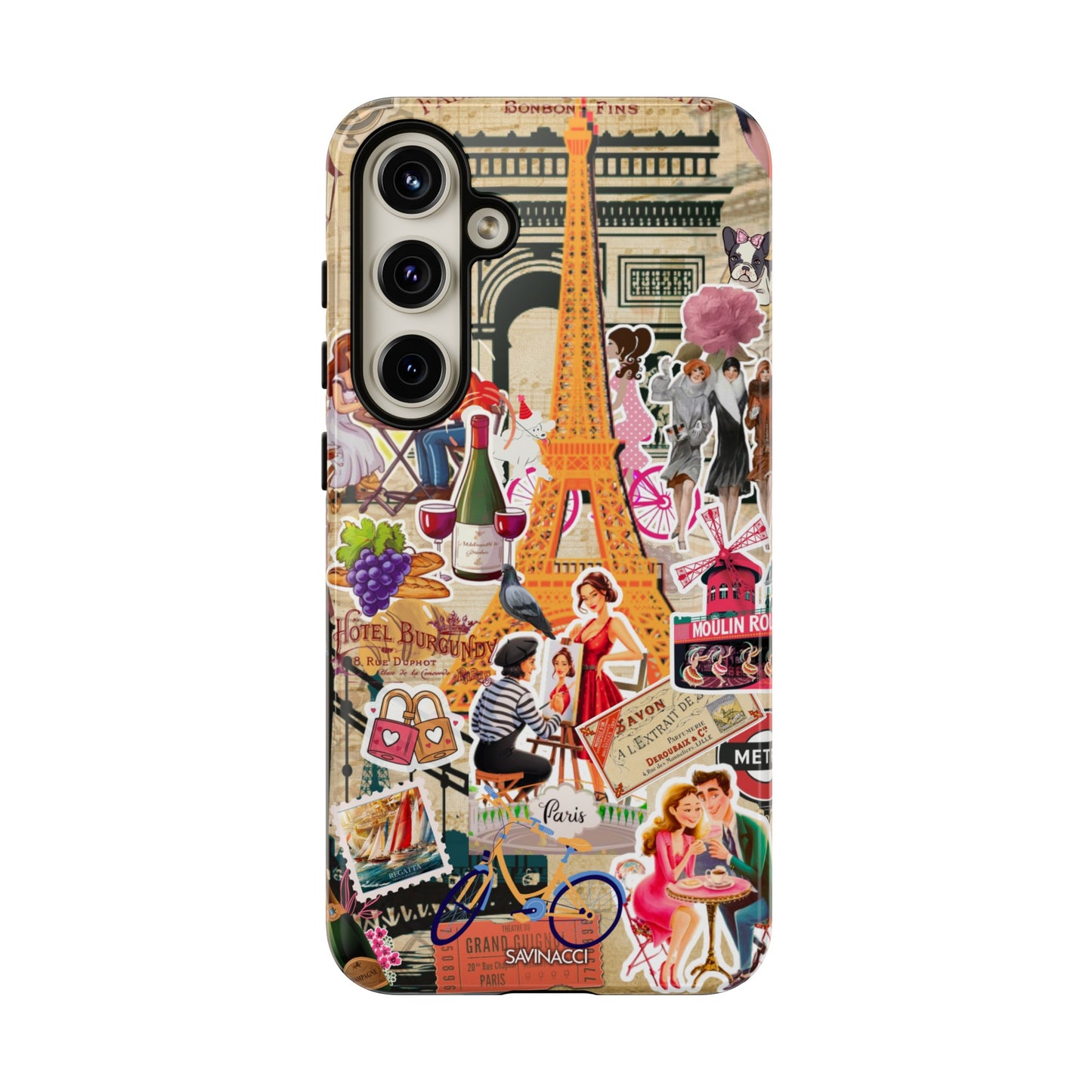 Paris Nostalgia Tough Phone Case