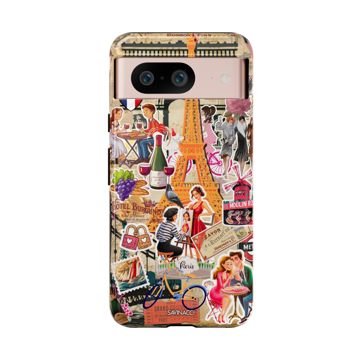 Paris Nostalgia Tough Phone Case