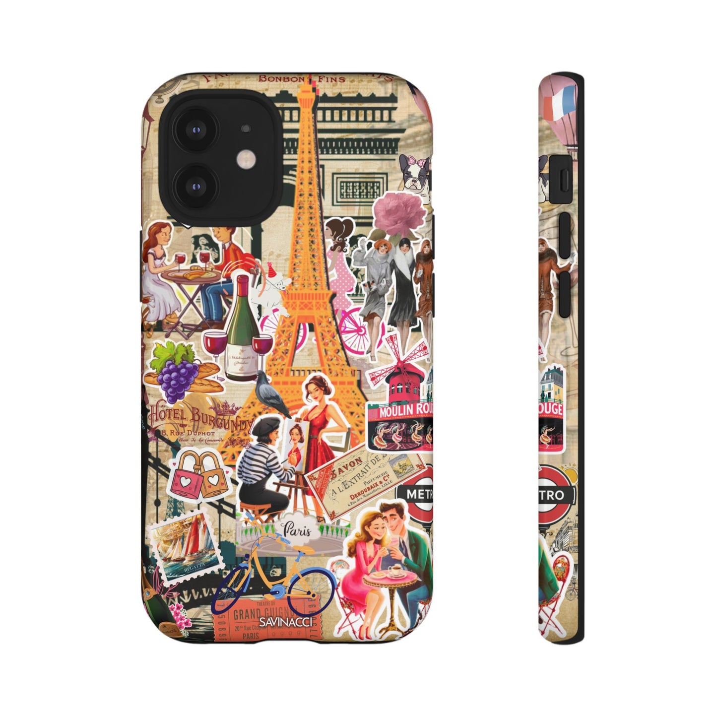 Paris Nostalgia Tough Phone Case