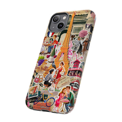 Paris Nostalgia Tough Phone Case