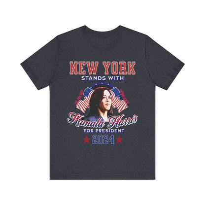 Kamala Harris 2024 New York Stands With Kamala Harris T Shirt