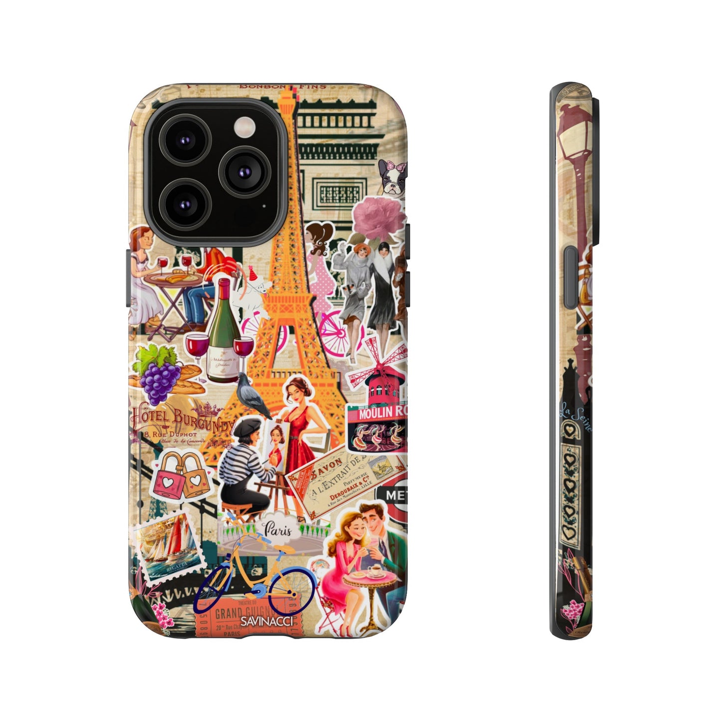 Paris Nostalgia Tough Phone Case