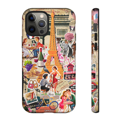 Paris Nostalgia Tough Phone Case