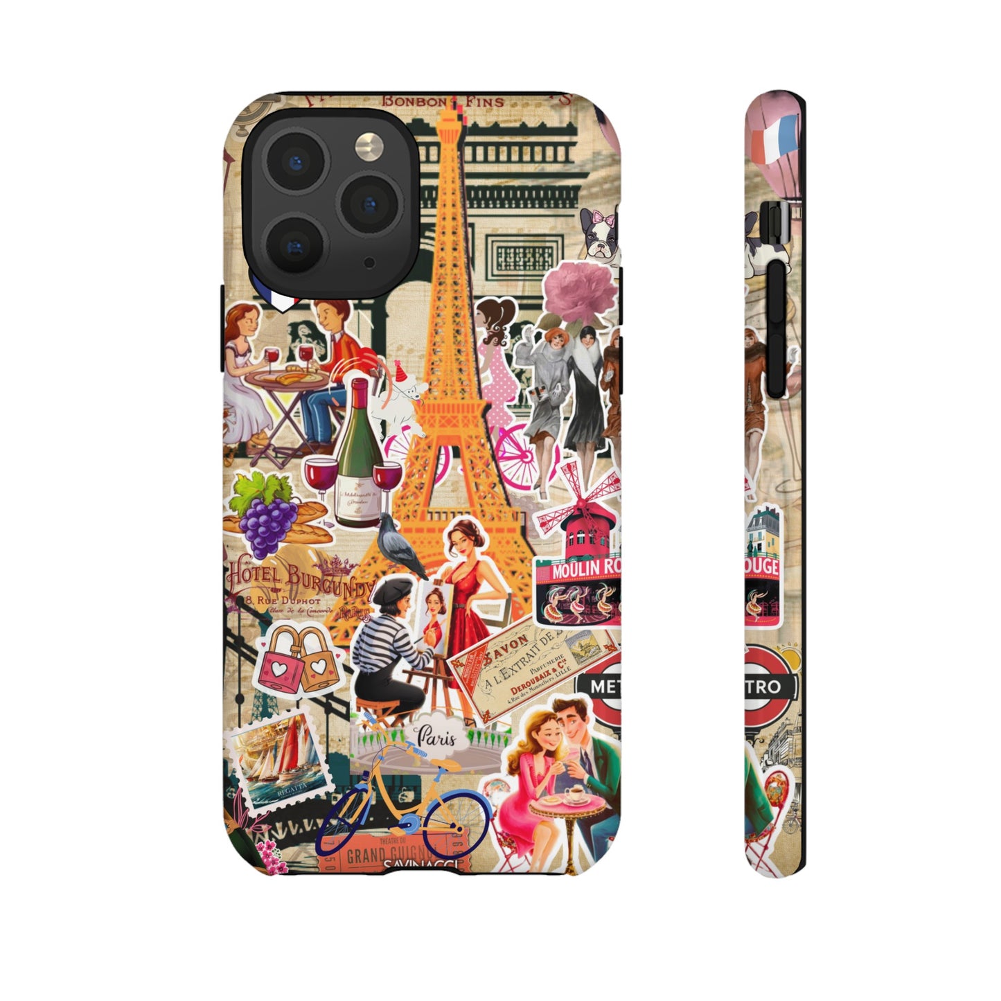 Paris Nostalgia Tough Phone Case