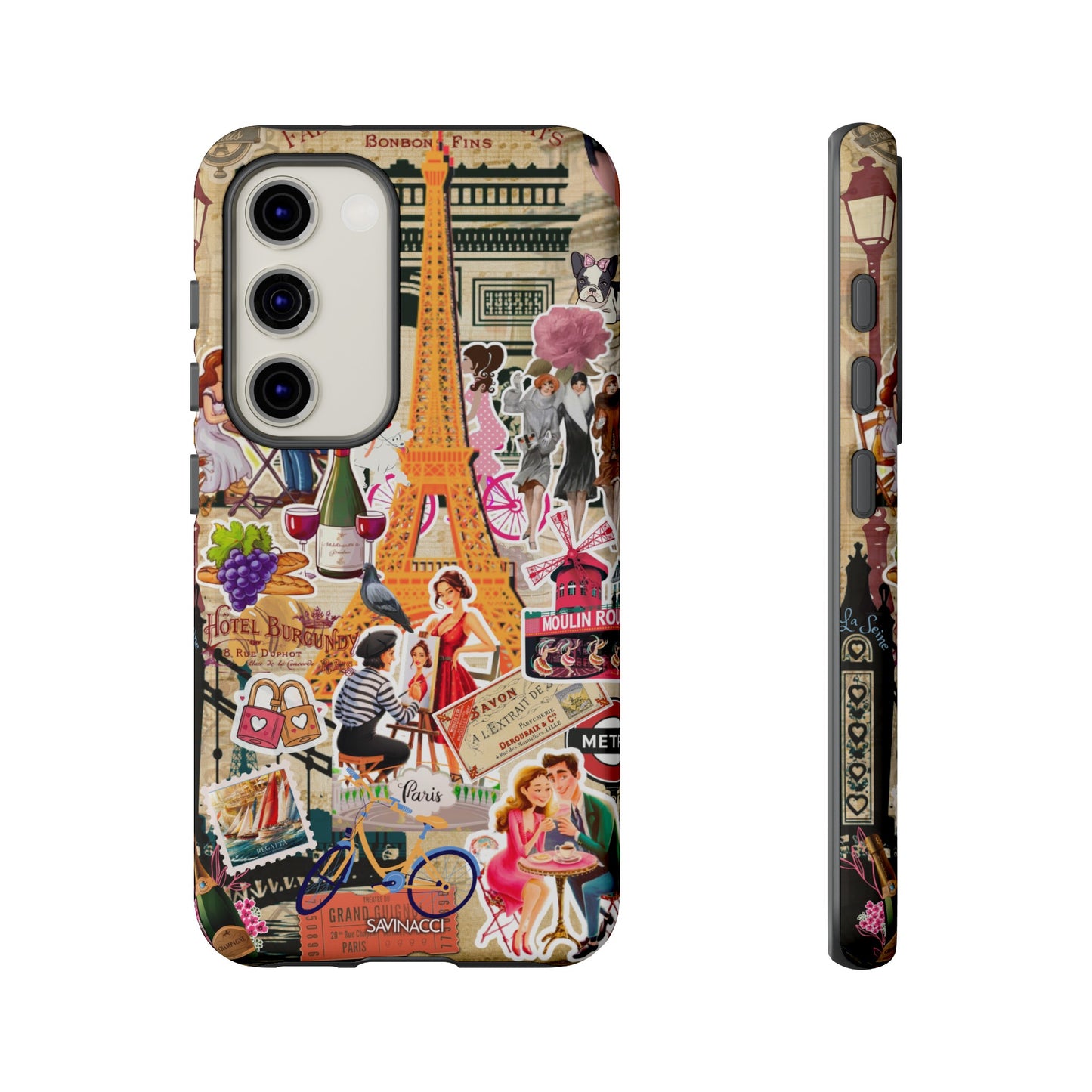 Paris Nostalgia Tough Phone Case