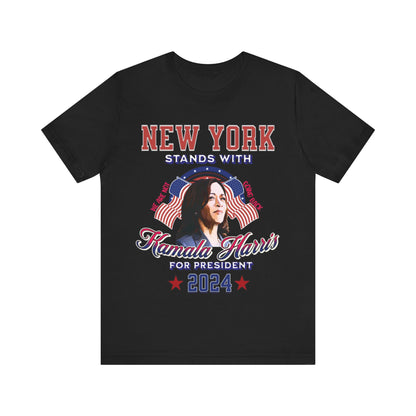 Kamala Harris 2024 New York Stands With Kamala Harris T Shirt