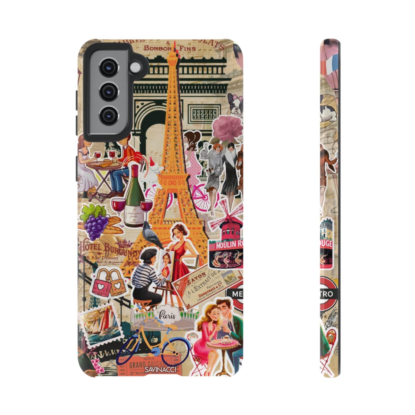 Paris Nostalgia Tough Phone Case