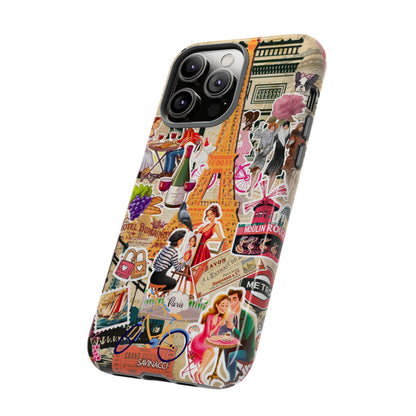 Paris Nostalgia Tough Phone Case