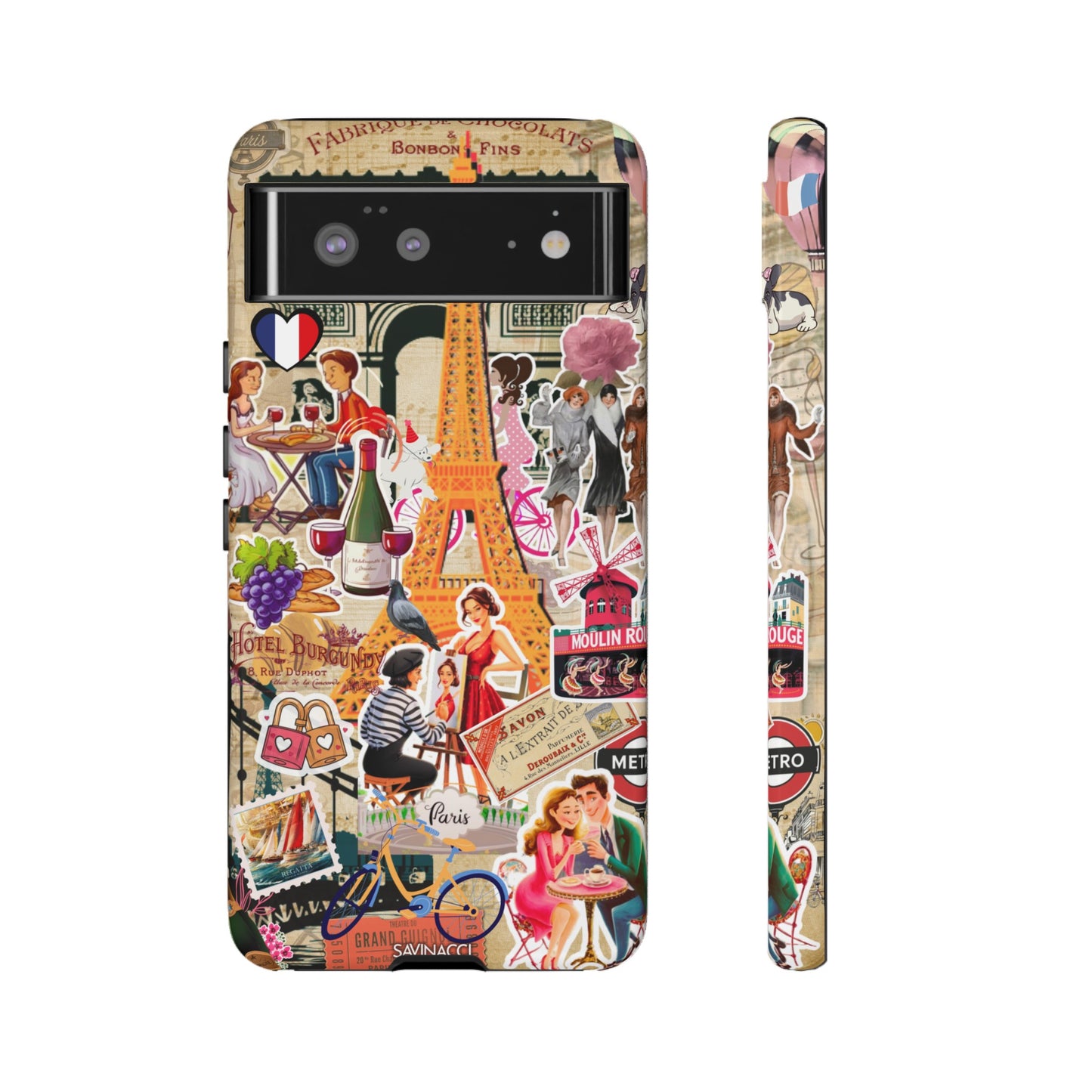 Paris Nostalgia Tough Phone Case