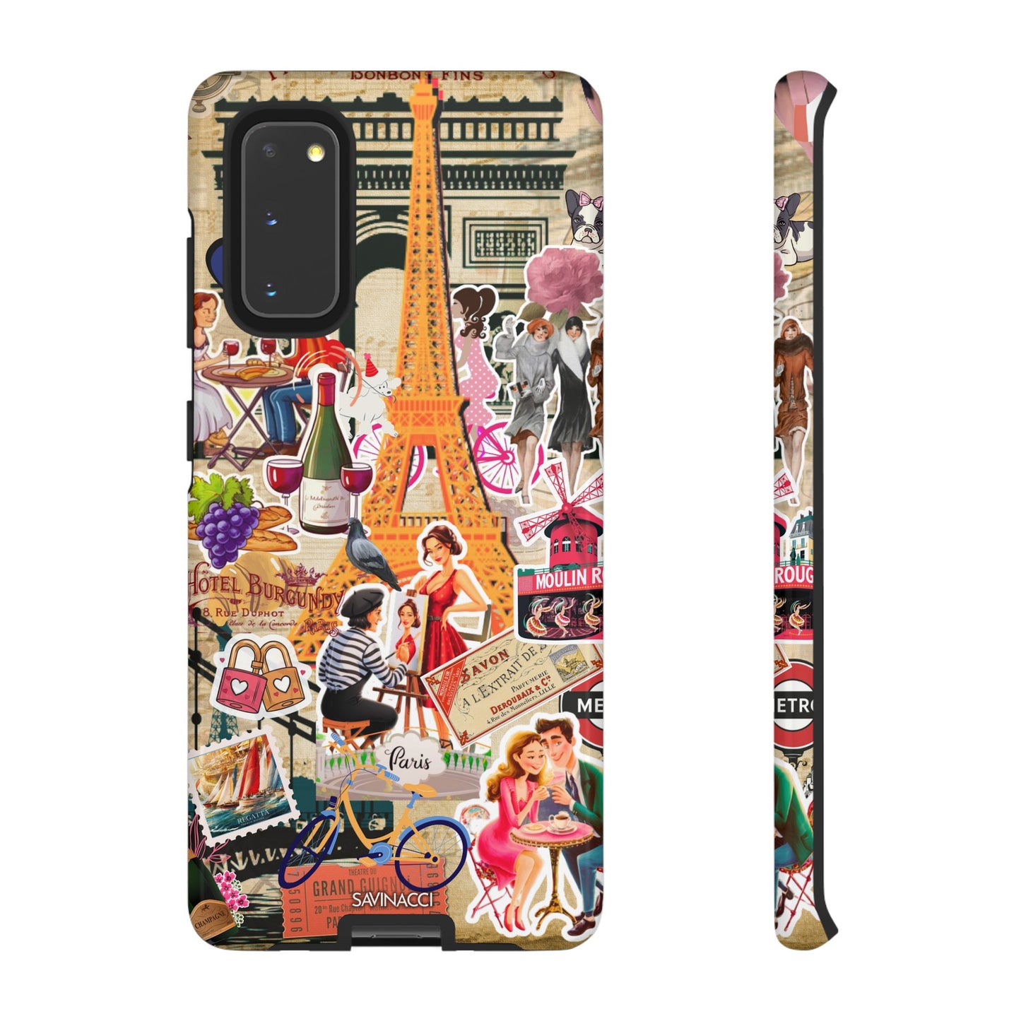 Paris Nostalgia Tough Phone Case