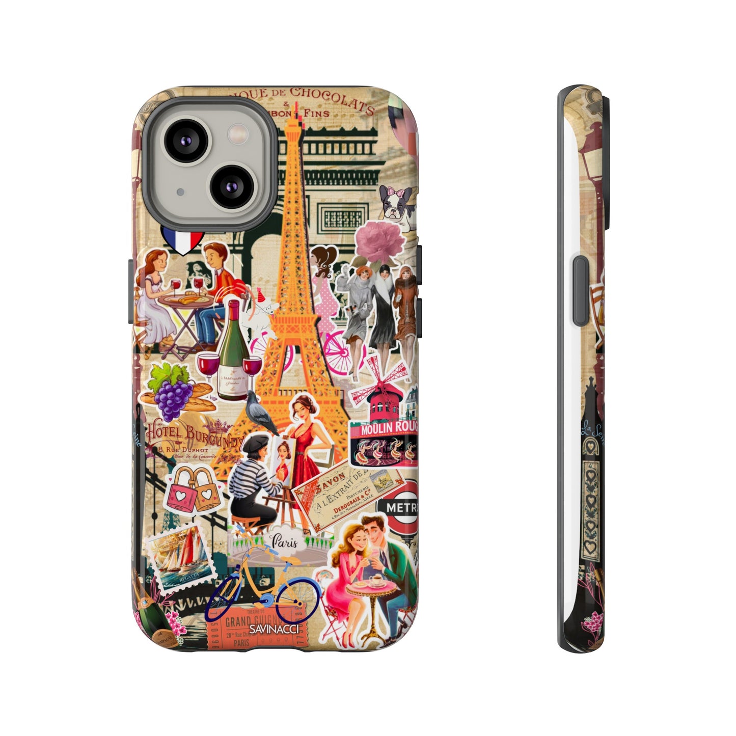 Paris Nostalgia Tough Phone Case