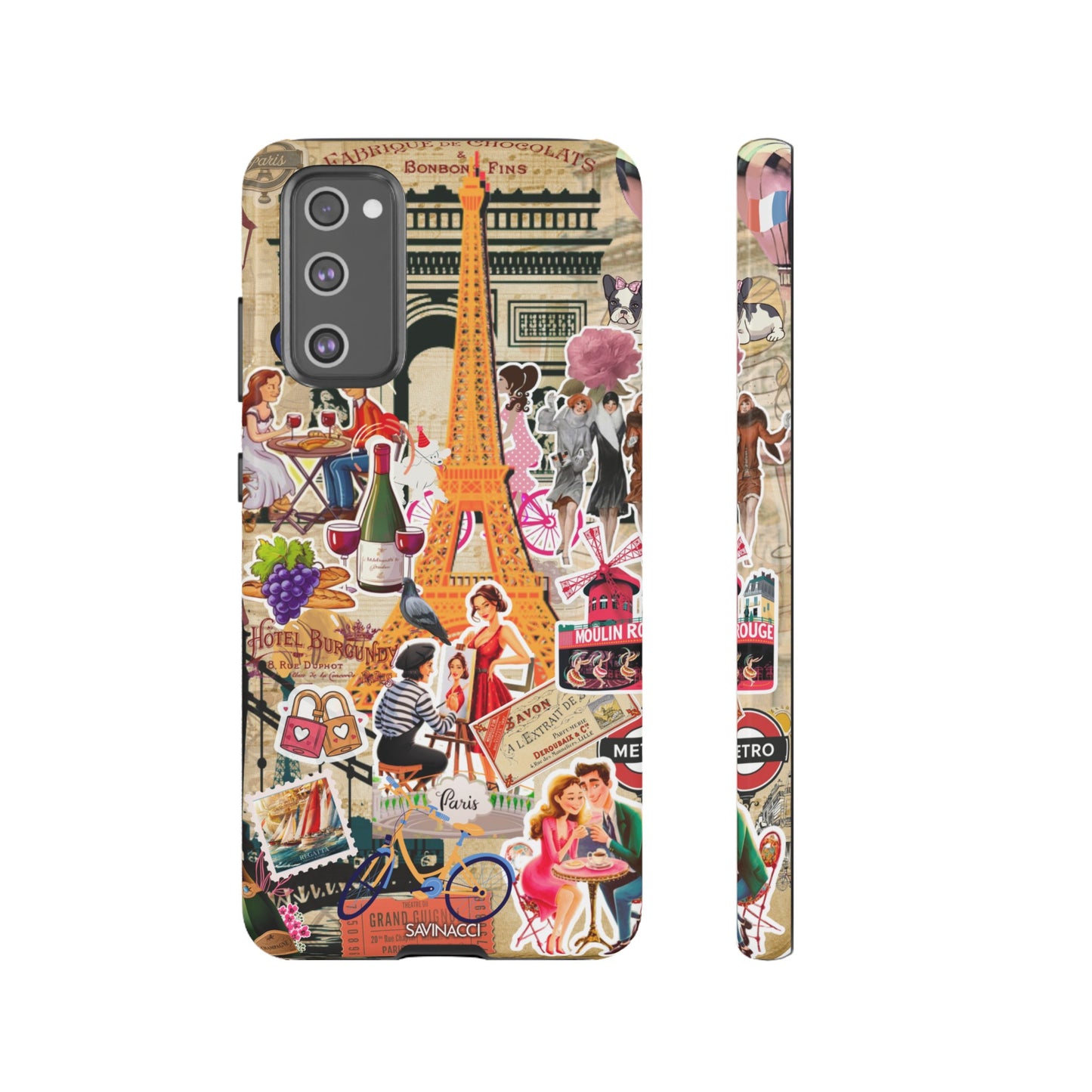 Paris Nostalgia Tough Phone Case