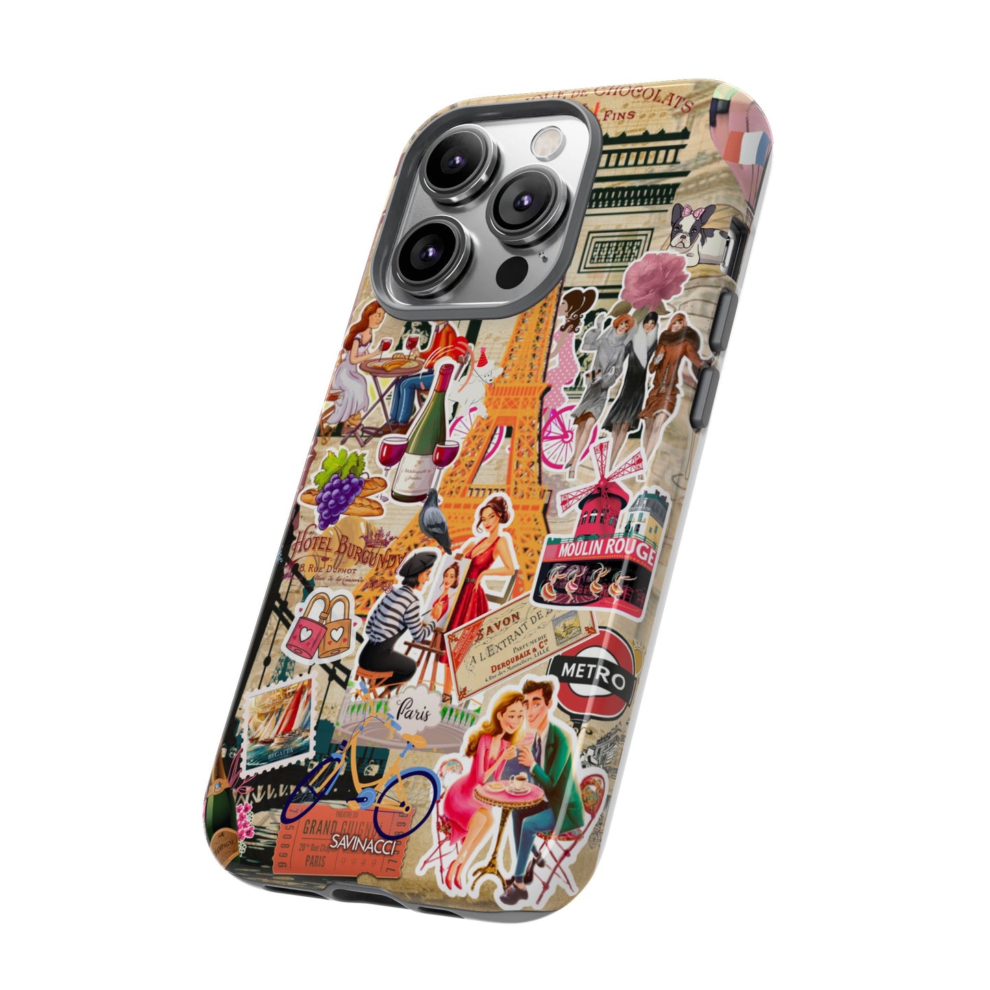 Paris Nostalgia Tough Phone Case