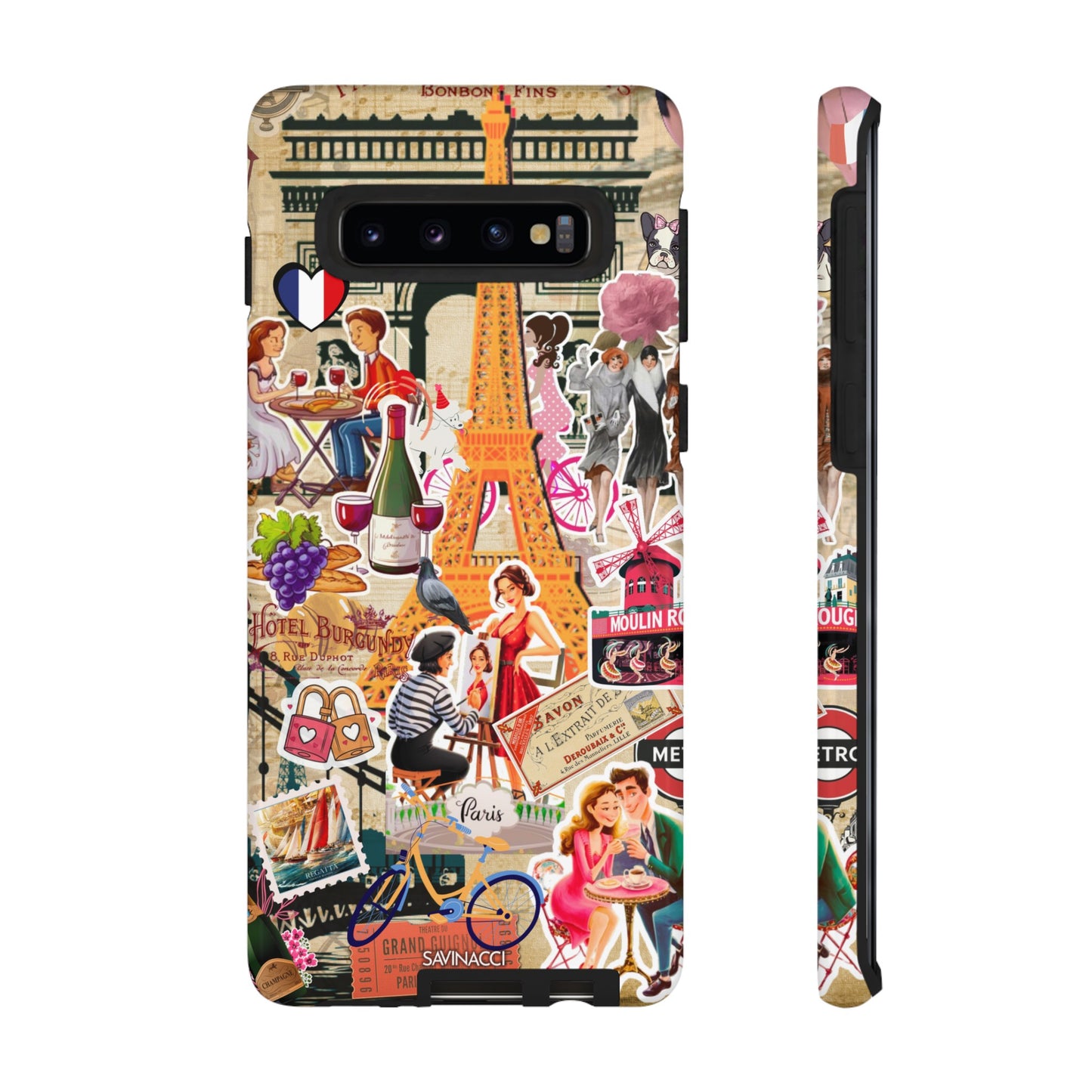 Paris Nostalgia Tough Phone Case