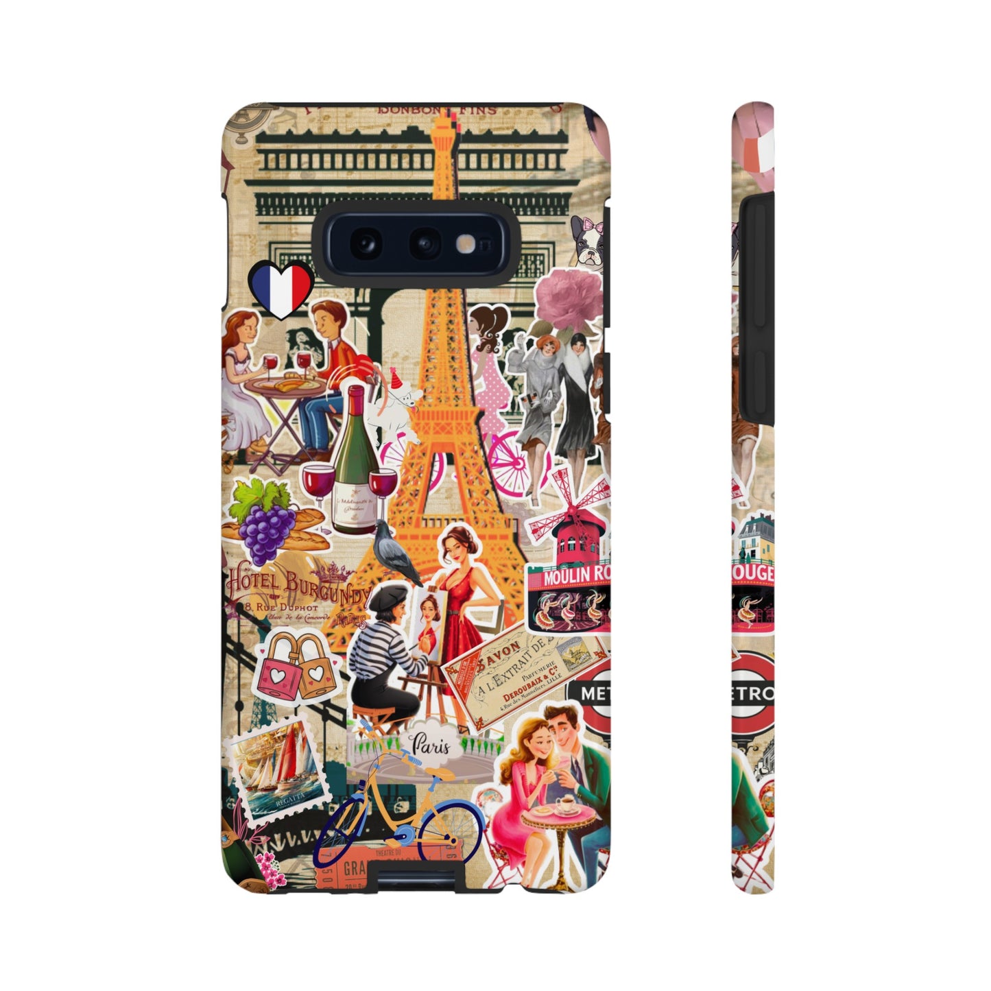 Paris Nostalgia Tough Phone Case