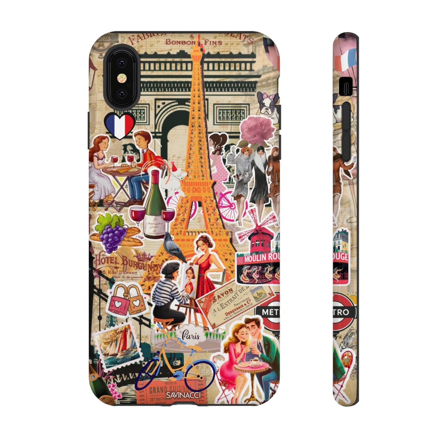 Paris Nostalgia Tough Phone Case