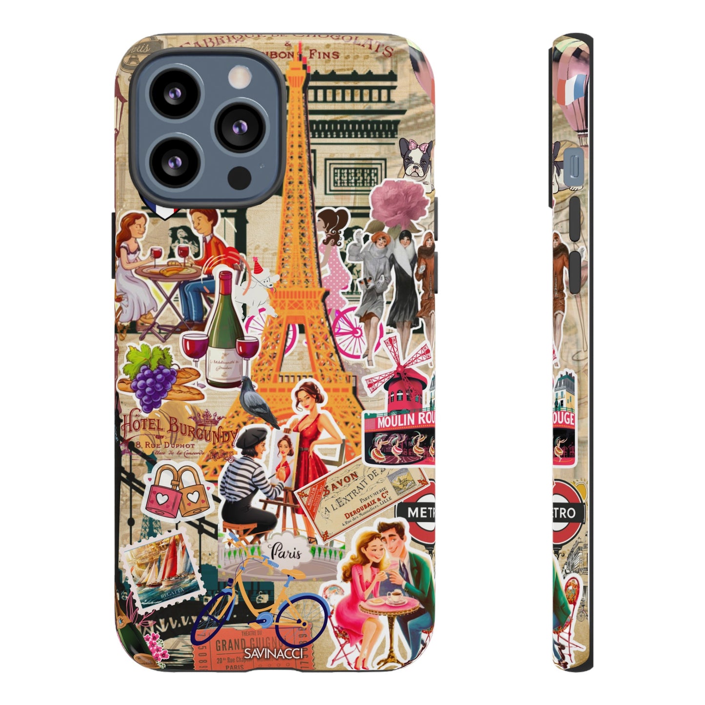 Paris Nostalgia Tough Phone Case