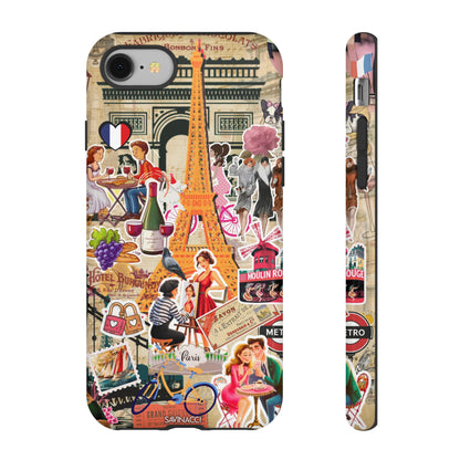 Paris Nostalgia Tough Phone Case