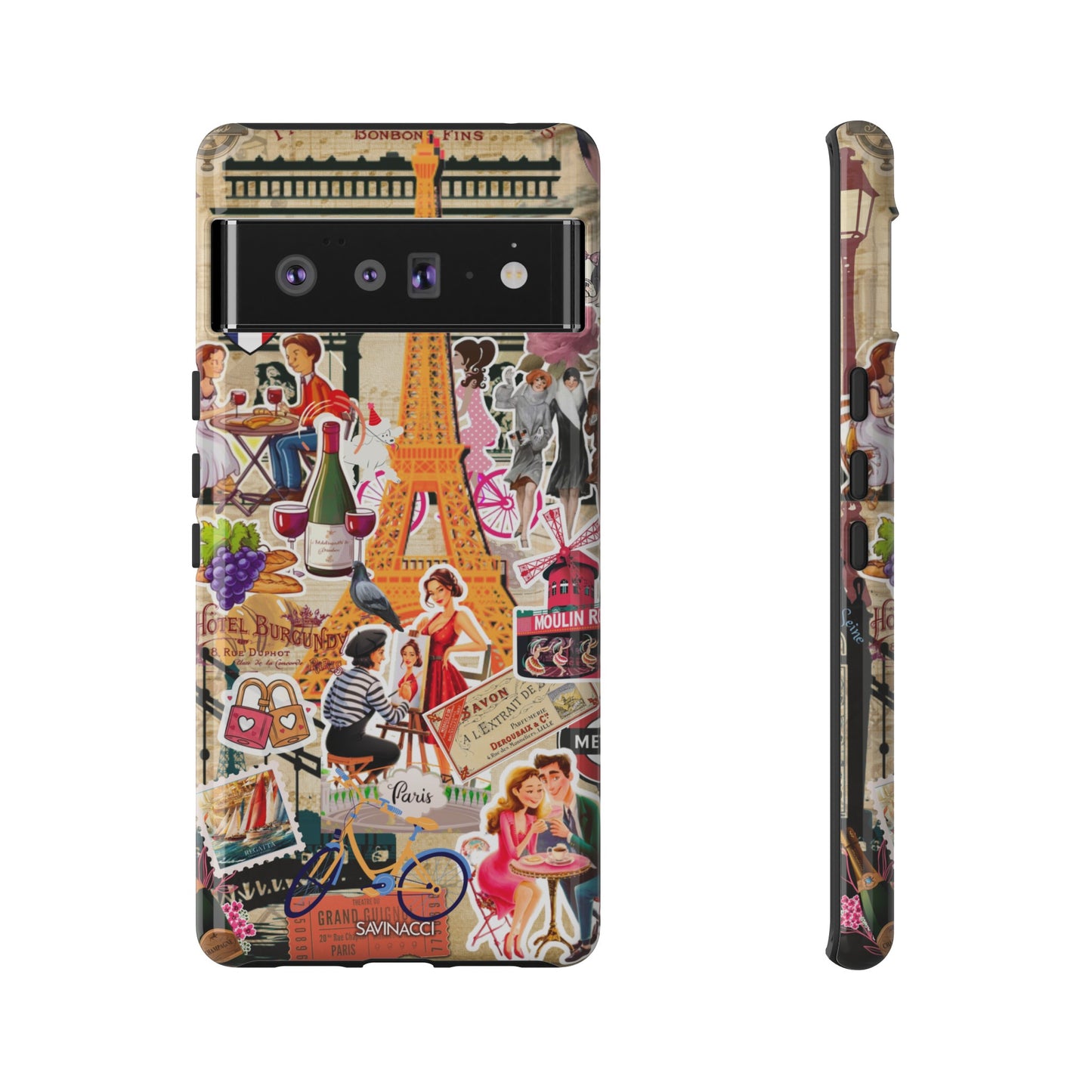 Paris Nostalgia Tough Phone Case